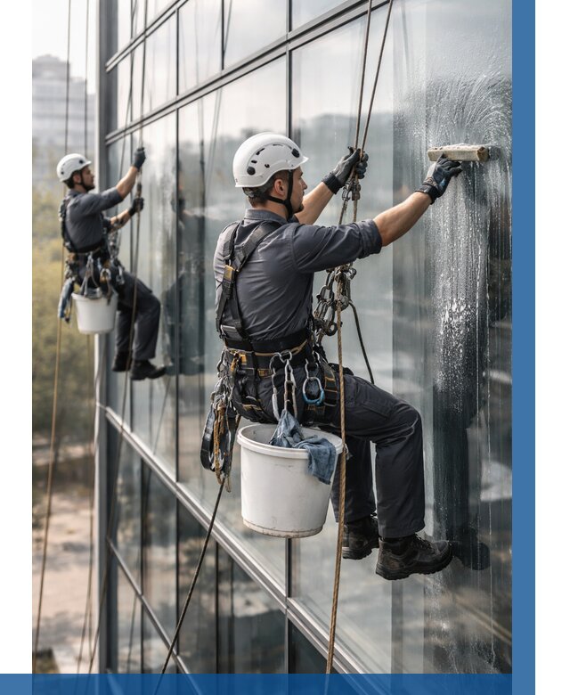 Мойка сплошного остекления в Назарове, заказать от 308 р.| ВЫСОТНИК-Нрв