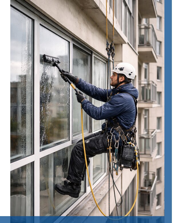 Мойка балконного остекления в Назарове от 3597 р. | ВЫСОТНИК-Нрв