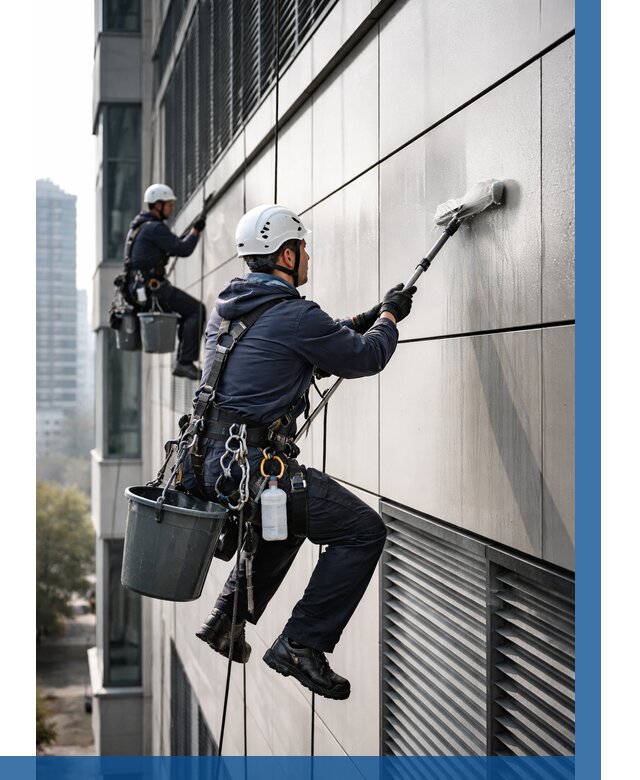 Мойка вентилируемого фасада в Назарове от 257 р. | ВЫСОТНИК-Нрв