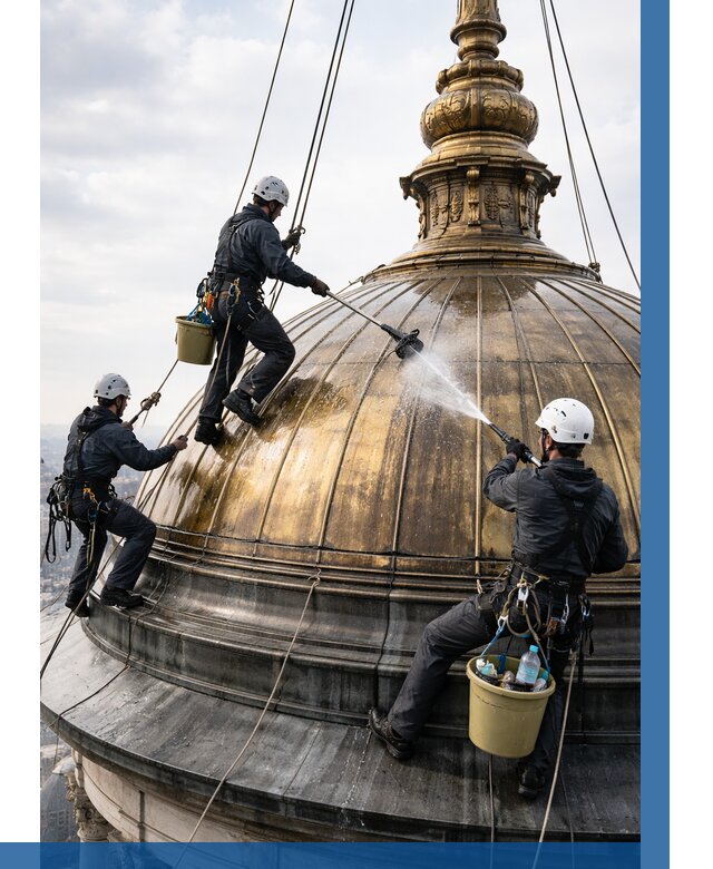 Мойка куполов и шпилей в Назарове от 8222 р. - заказать | ВЫСОТНИК-Нрв