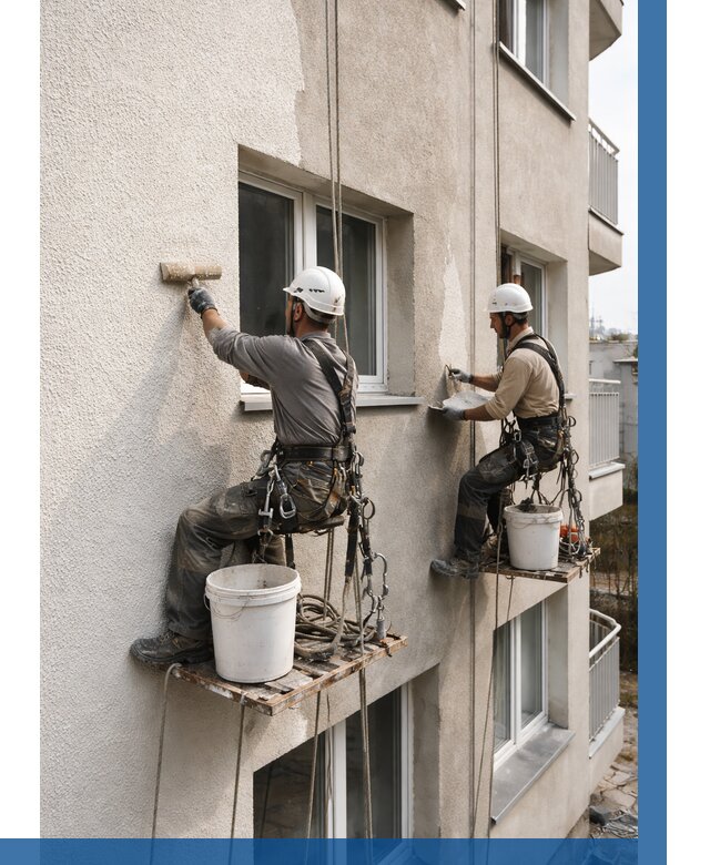 Нанесение короеда на фасад в Назарове от 463 р. | ВЫСОТНИК-Нрв