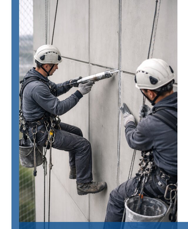 Первичная герметизация швов фасадов и кровель в Назарове