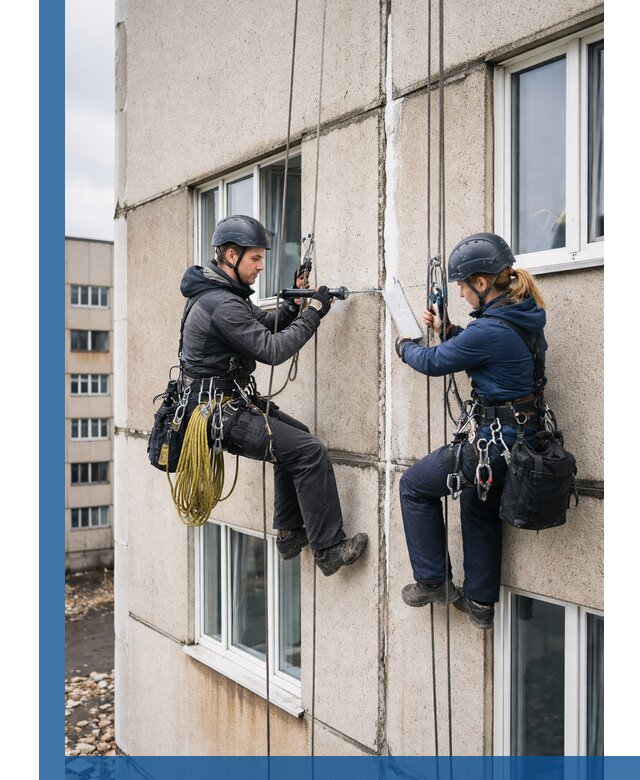 Герметизация межпанельных швов тёплым швом в Назарове