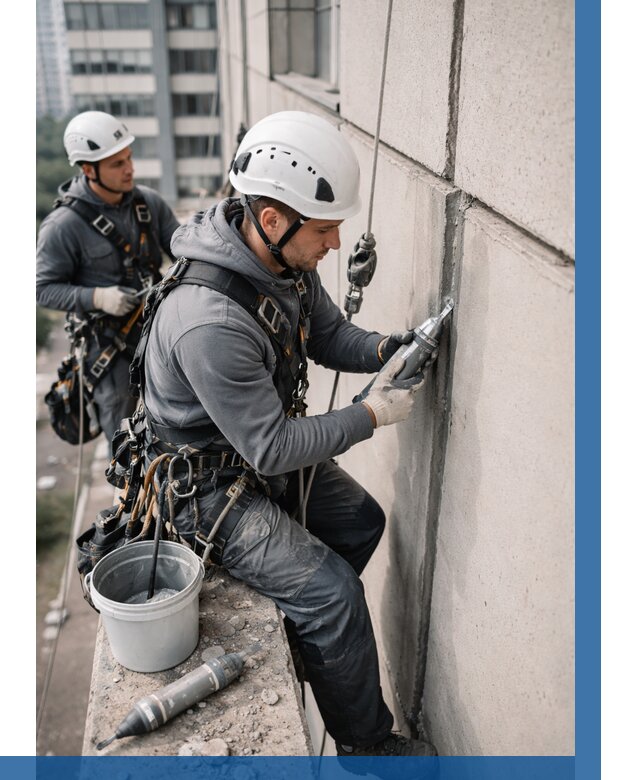 Ремонт деформационных швов здания в Назарове от 1028 р. | ВЫСОТНИК-Нрв