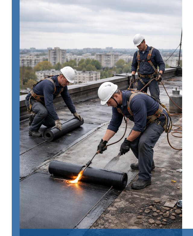 Ремонт наплавляемой кровли в Назарове качественно и надежно