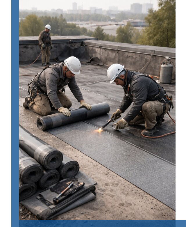 Монтаж мягкой кровли в Назарове профессионально и надежно