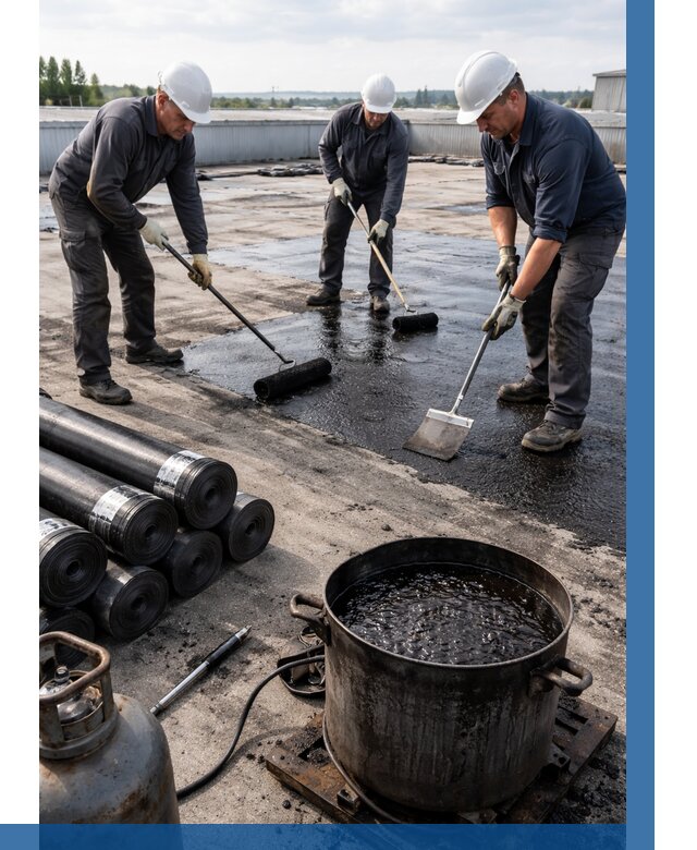 Гидроизоляция кровли мастикой в Назарове от 617 р. | ВЫСОТНИК-Нрв