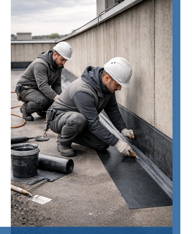 Гидроизоляция примыканий на кровле в Назарове от 925 р. | ВЫСОТНИК-Нрв