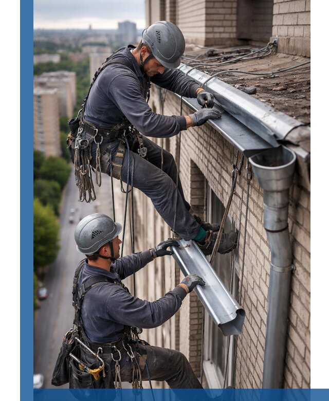 Ремонт водосточных желобов в Назарове, быстро и качественно