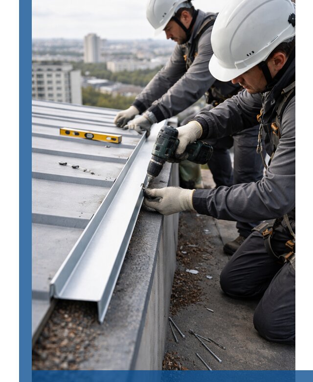 Монтаж капельника на кровле в Назарове с гарантией качества