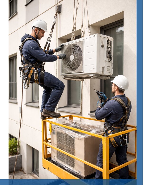 Демонтаж внешнего блока кондиционера в Назарове от 3597 р. | ВЫСОТНИК-Нрв