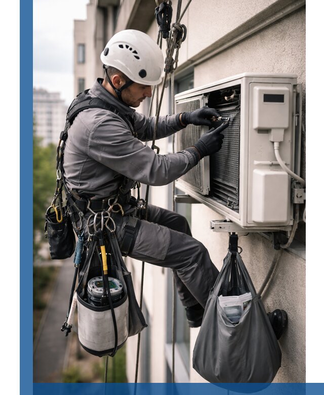 Обслуживание внешнего блока кондиционера в Назарове профессионально