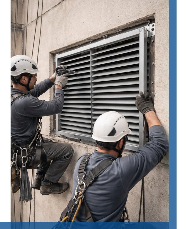 Монтаж вентиляционных решеток в Назарове от 4625 р. | ВЫСОТНИК-Нрв