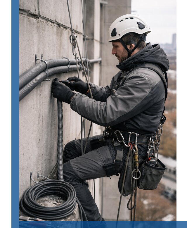 Профессиональный монтаж гофры для кабеля в Назарове с гарантией