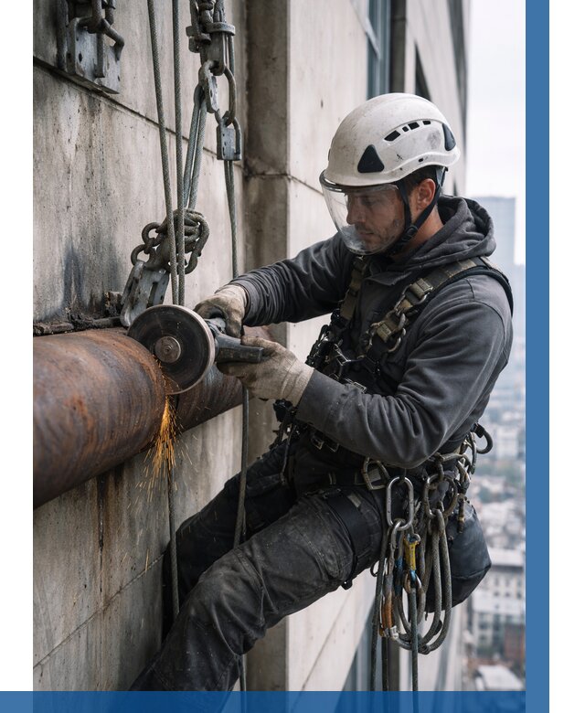 Резка металла на высоте в Назарове по цене от 4625 р. | ВЫСОТНИК-Нрв