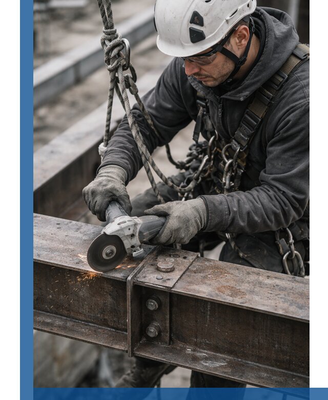 Резка металла на высоте в Назарове для зданий и конструкций