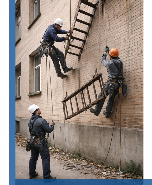 Демонтаж пожарной лестницы в Назарове быстро и безопасно