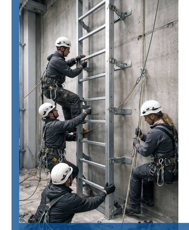 Монтаж металлических лестниц в Назарове под ключ со гарантией