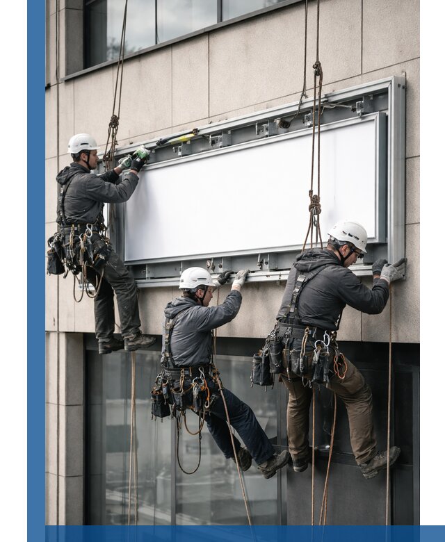 Профессиональный монтаж светового короба под ключ в Назарове