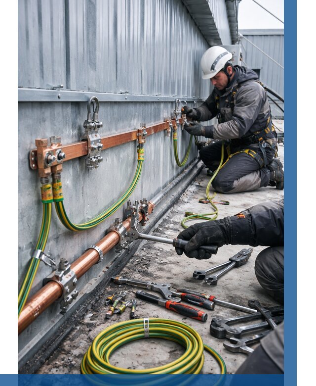 Монтаж заземления здания в Назарове от 25695 р. | ВЫСОТНИК-Нрв