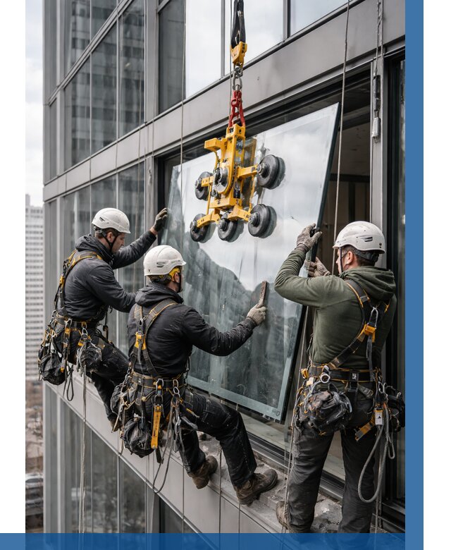 Фасадное остекление зданий под ключ в Назарове от 10278 р. | ВЫСОТНИК-Нрв