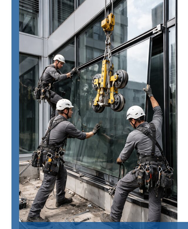 Структурное остекление фасадов в Назарове монтаж и обслуживание