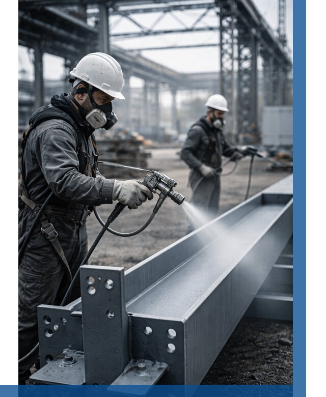 Антикорроз. обработка металлоконстр. в Назарове от 463 р. | ВЫСОТНИК-Нрв