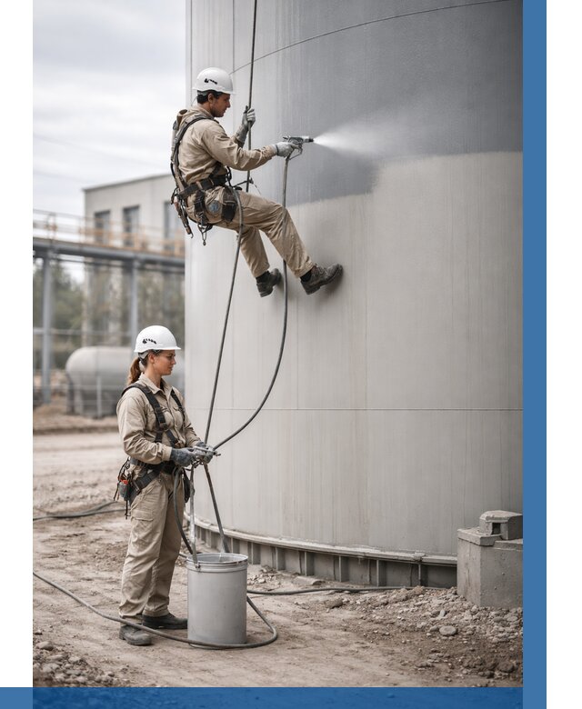 Покраска резервуаров в Назарове от 1233 р. | ВЫСОТНИК-Нрв — заказать