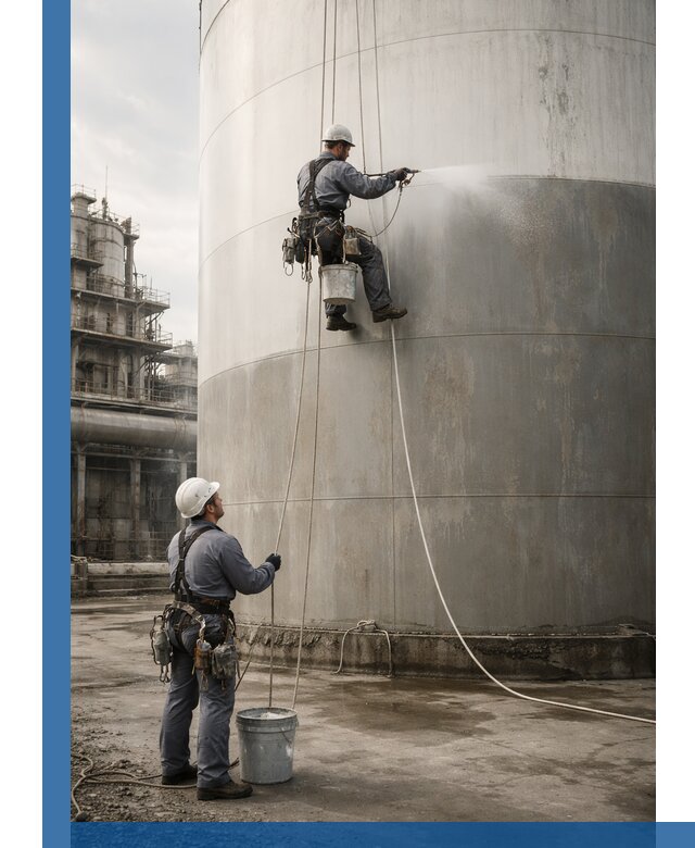 Покраска стальных резервуаров и емкостей в Назарове профессионально