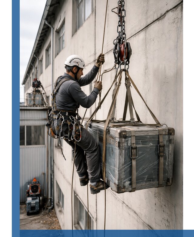 Подъем грузов на высоту в Назарове для промышленных объектов