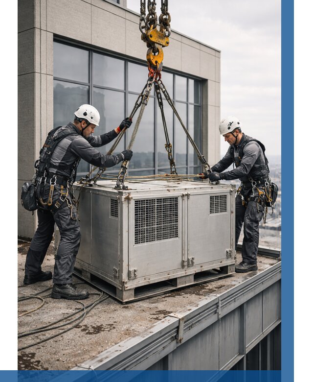 Такелажные работы на высоте в Назарове от 8222 р. | ВЫСОТНИК-Нрв