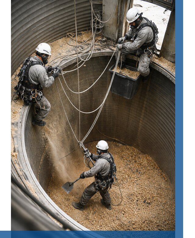 Чистка зерновых бункеров в Назарове от 12334 р. | ВЫСОТНИК-Нрв