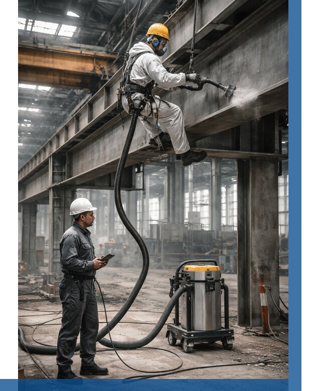 Обеспыливание конструкций в цехе в Назарове от 4317 р. | ВЫСОТНИК-Нрв